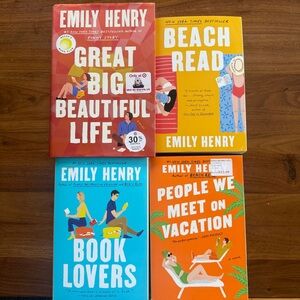 Emily Henry Book Bundle, 4 Books Hardcover and Paperback